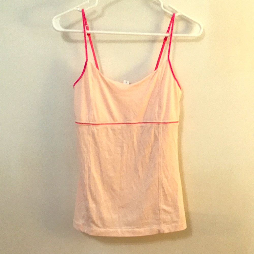Pink lululemon tank